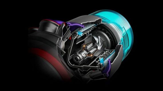 Пылесос Dyson Gen5 Detect Absolute (SV23), purple/iron/purple