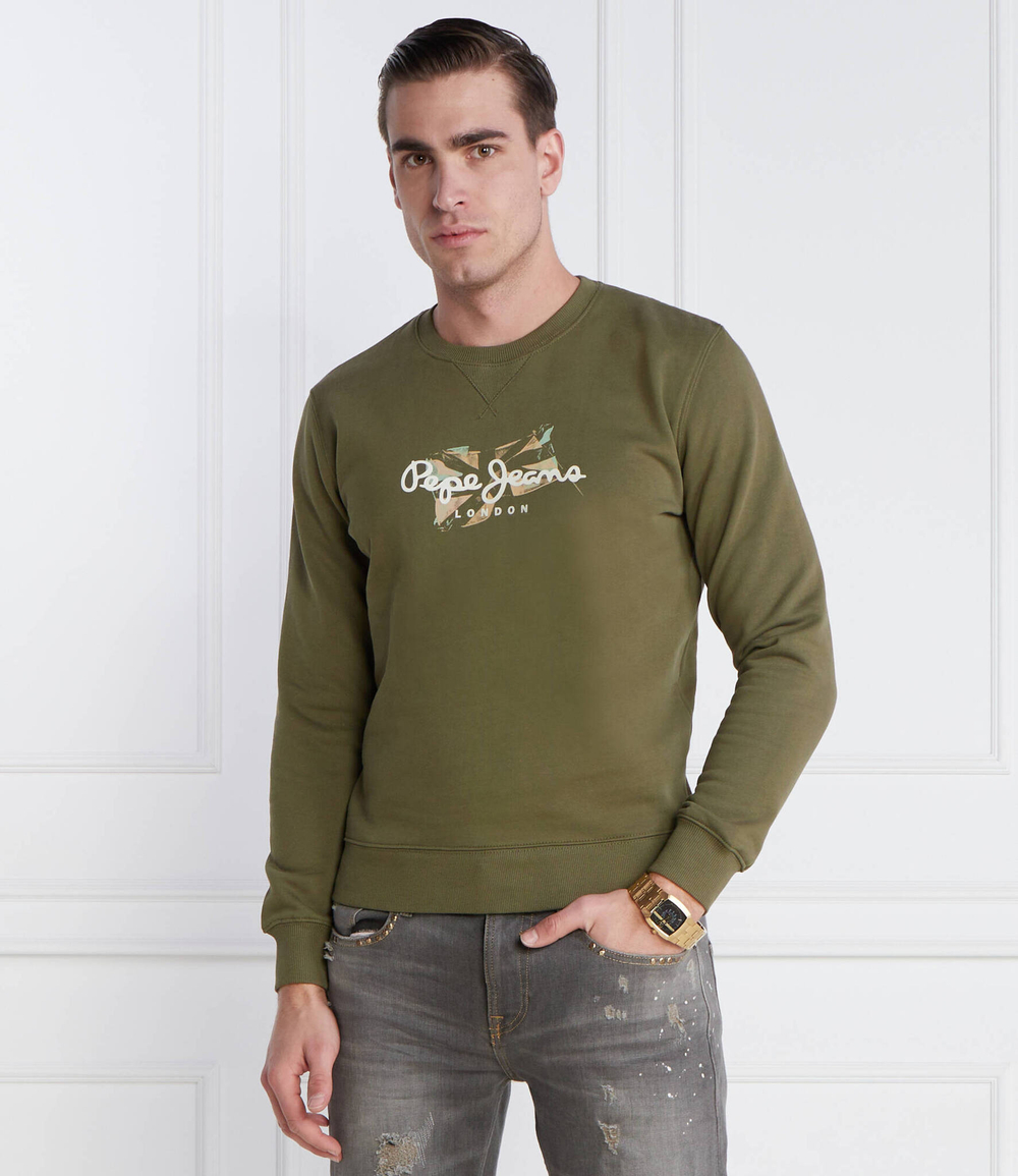 Худи ROSWELL Pepe Jeans London - хаки(PM582571)