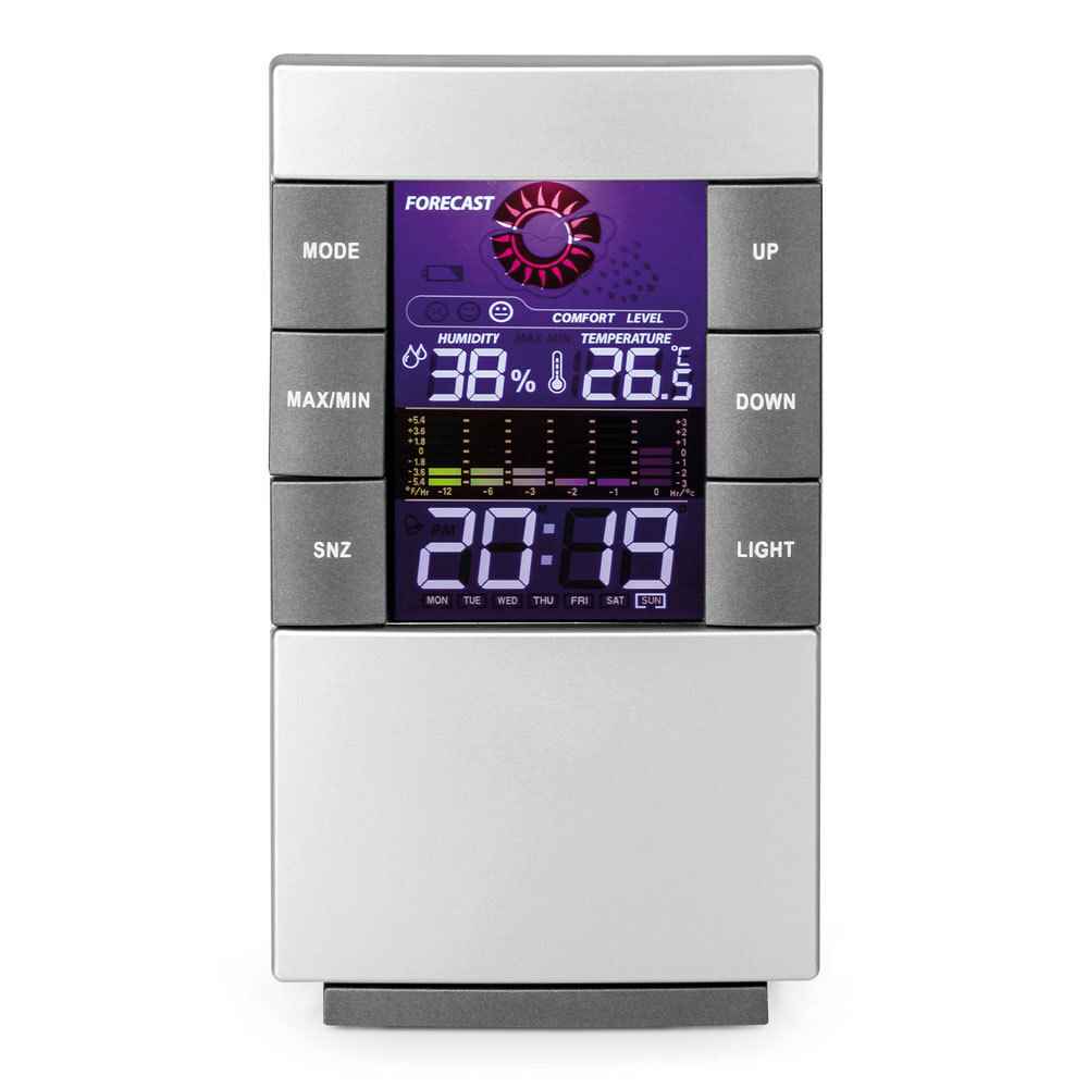 ILSE. Настольные электронные часы с прогнозом погоды