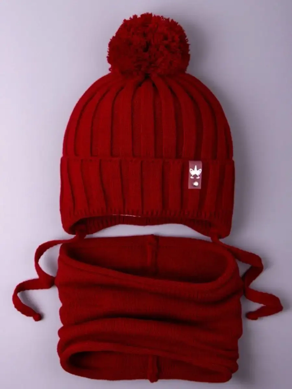 Шапка для девочек осенняя и снуд