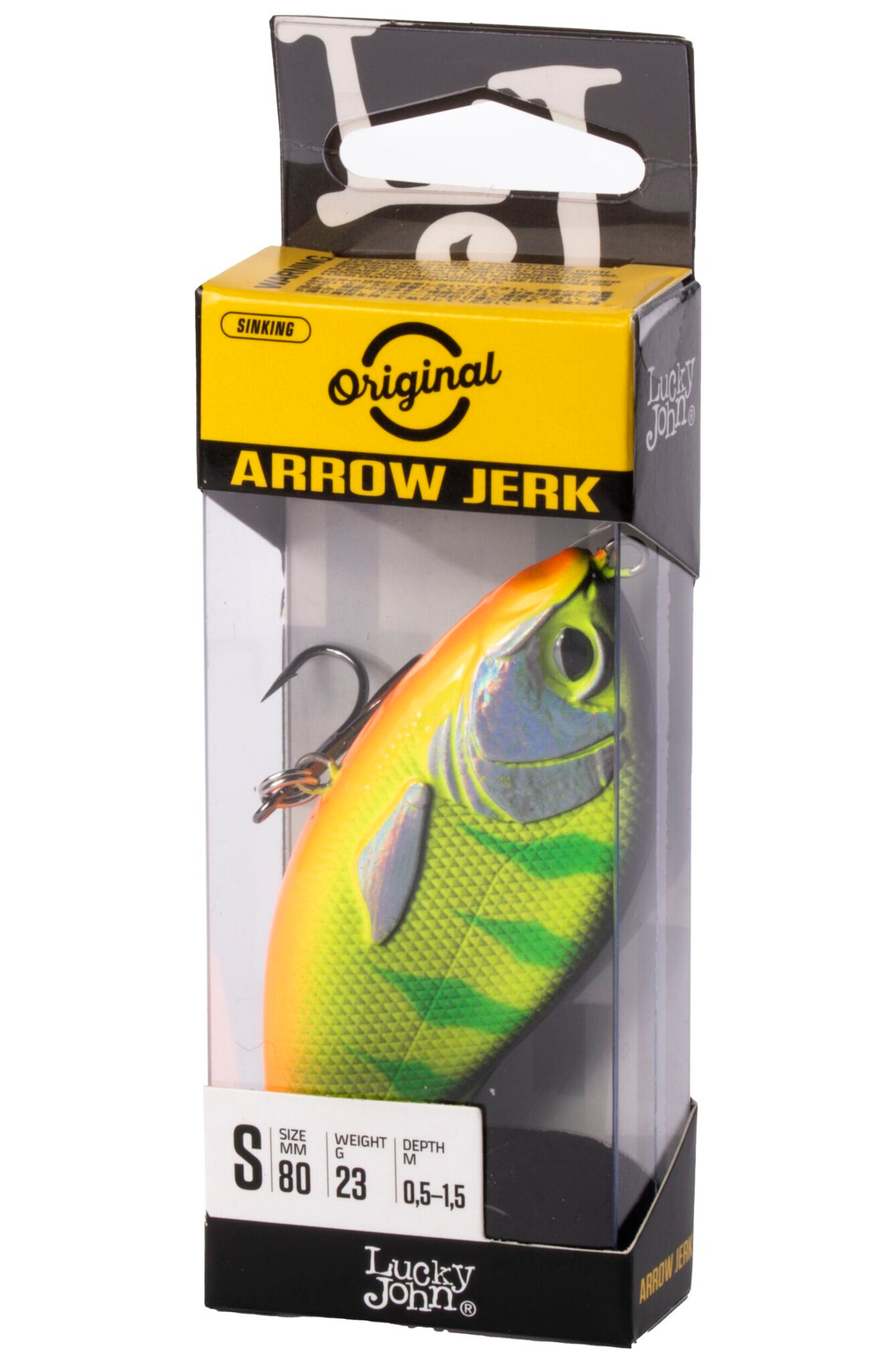 Воблер тонущий LJ ORIGINAL ARROW JERK 8 см, цвет 018