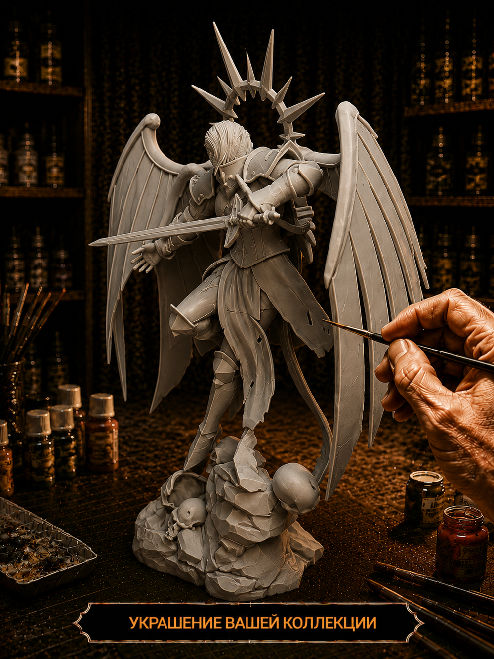 Фигурка, Святая Селестина (Saint Celestine), Warhammer 40 000, высота 19 см