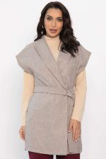 Жилет костюмный Жюлли (бежевый) Б14487-4М LT Collection