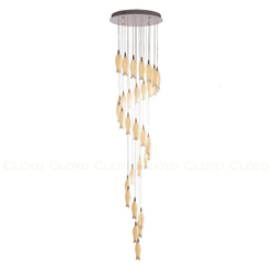 Люстра Cloyd ARGANA C31 / выс. 270 см - керамика - E14 - белый (арт.11239)