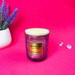 Свеча «Only For You-Arista» 7,2*8см в подсвечнике с крышкой, цвет лавандовый, в подарочной коробке