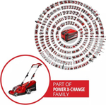 Газонокосилка аккумуляторная EINHELL RASARRO PXC 36/40 (2x4.0ah) 3413278