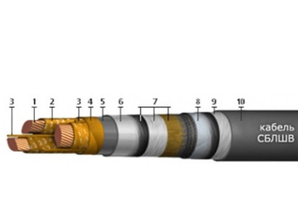 Кабель СБлШв 3x70
