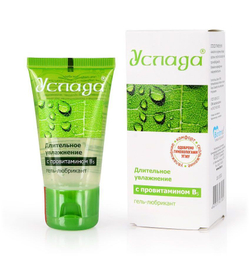 Увлажняющий гель-смазка с провитамином В5  Услада  - 30 гр.