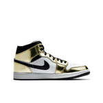 Кроссовки Air Jordan 1 Mid Metallic Gold