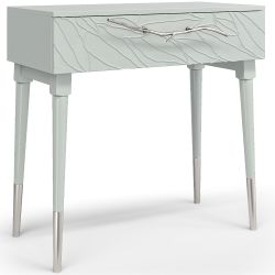 Консоль Арт Колор leaves Стайл Сильвер Серый дым