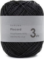 placord 3ply, цвет черный 6