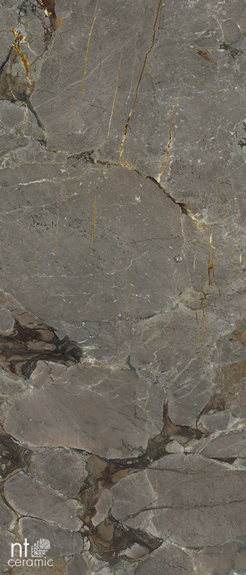 NT CERAMIC. Керамогранит Atlas Home Stone Alpino 270*120 Лаппатированный