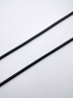 Гайтан текстильный/Родий/Черный