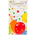 Скатерть полиэтиленовая «Шары Конфетти», 130×180 см