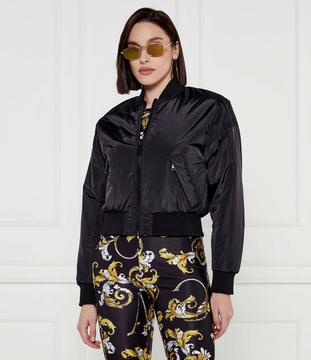 Двухсторонняя куртка бомбер Versace Jeans Couture - черный(78HASD08CQD99)