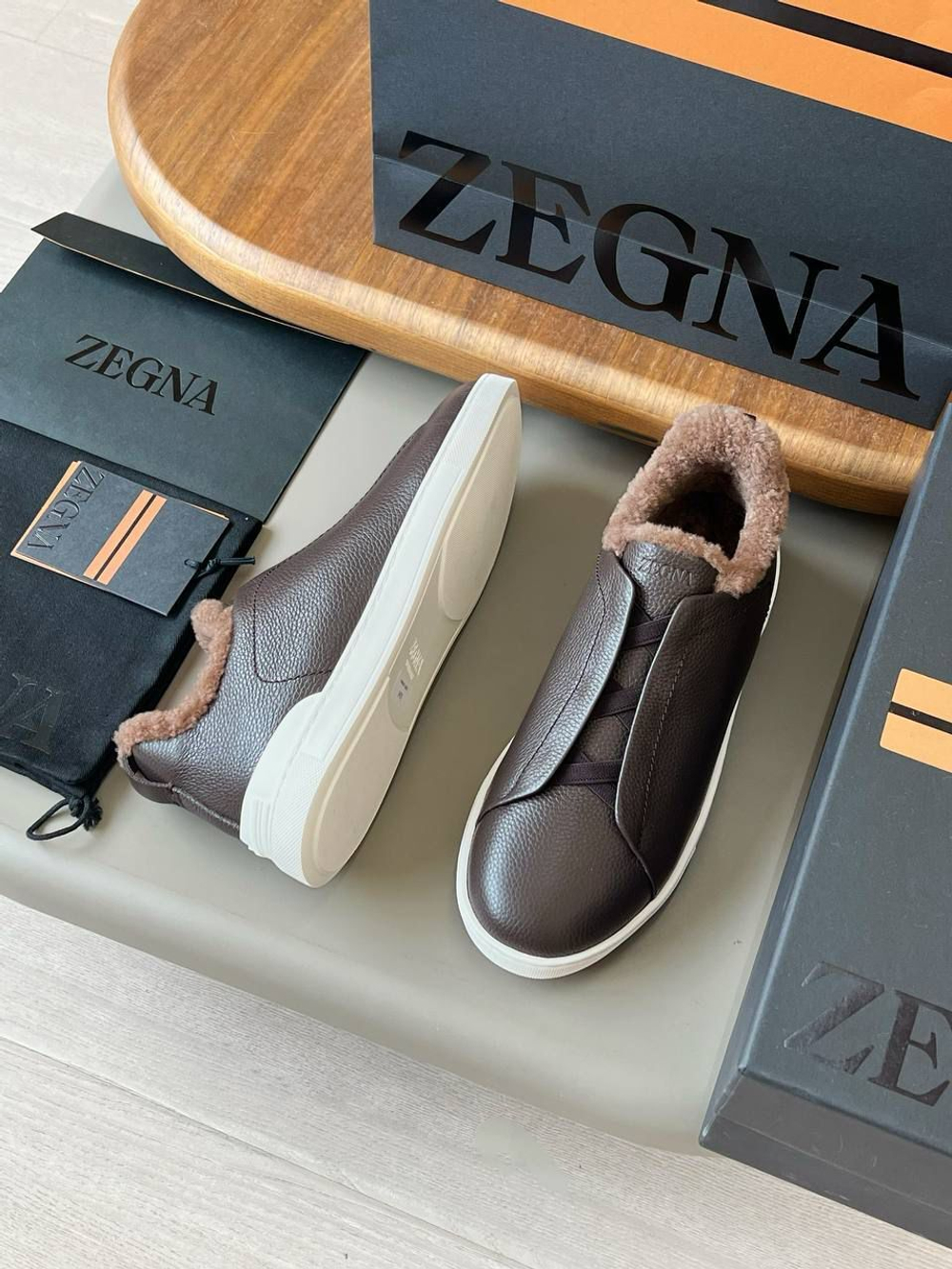 Мокасины Zegna