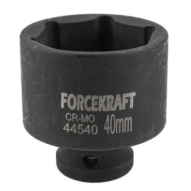Головка ударная 40мм (6гр.),1/2'' FORCEKRAFT FK-44540