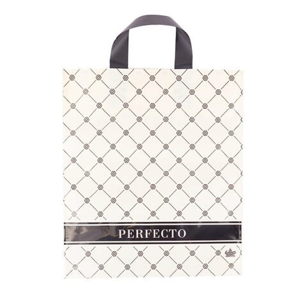 Пакет 35*31см (95мк) с петлевой ручкой "Перфекто Карамель" ПВД