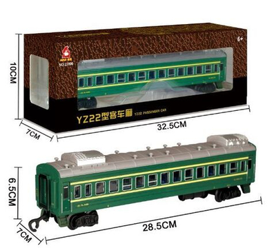 Пассажирский вагон Aole 22890 , YZ22 подходит для всем моделей aole, в вагоне горят окна