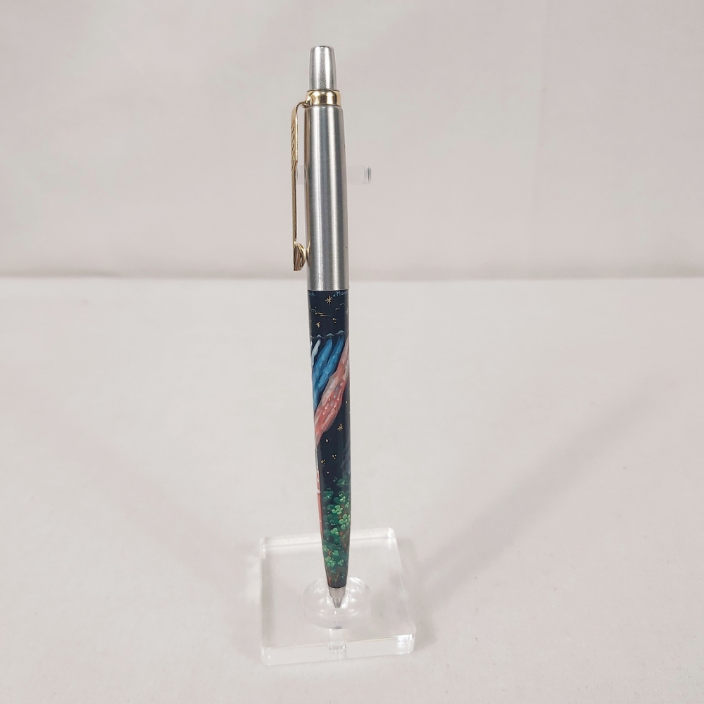 Ручка "Москва. Триколор " с ручной росписью Палех