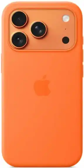 Чехол Apple iPhone 17 Pro Silicone Case with MagSafe - Orange (MGFE4) оранжевый