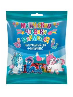 Мармелад жевательный Магические Мишки, Червяки 90 г * 2 шт