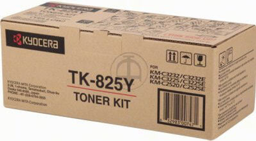 Картридж тонерный Подлинный Желтый KYOCERA TK-825Y 1 шт 1T02FZAEU0