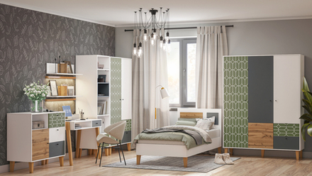 Шкаф МАМА STORY Овалы 149, Белый