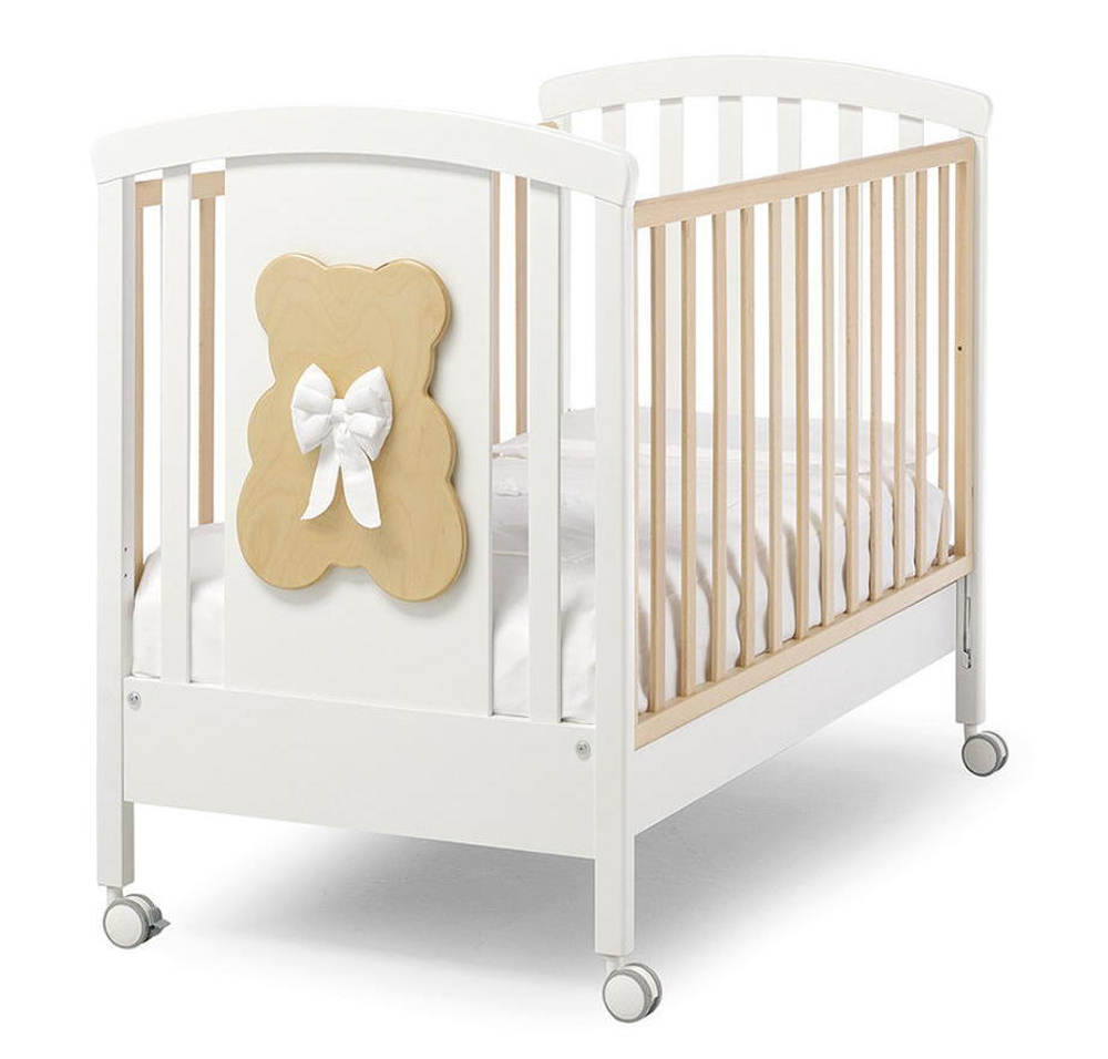 Детская кровать Erbesi Dudu белый/натуральный