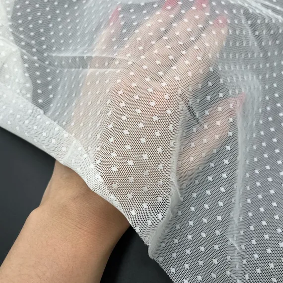 Сетка эластичная молочная "Ромбы", Турция