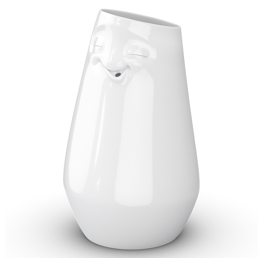 Ваза laid back, 23 см, белая