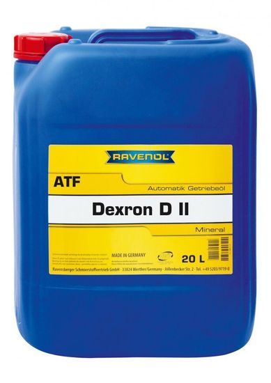 RAVENOL ATF Dexron D II масло для АКПП 20 Литров