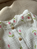 Боди с рюшами, Тюльпаны