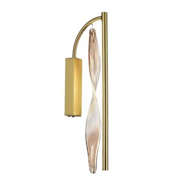 5468/4WL L-VISION ODL_EX27 сатинированн.латунь/градиент коричн./металл/стекло Настенный светильник LED*4W 3500K SPIRA