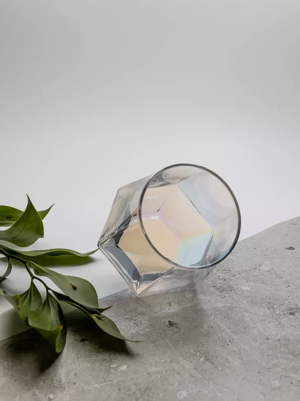 Набор шестигранных стаканов, 330мл, перламутровый, 6 шт.