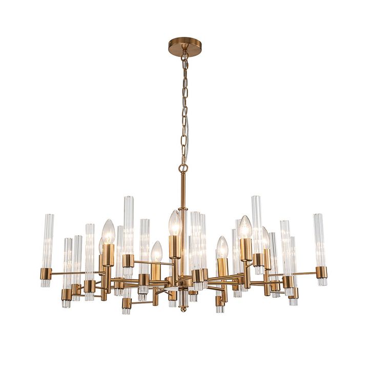 Подвесная люстра Indigo Favara 11040/7P Brass V000461