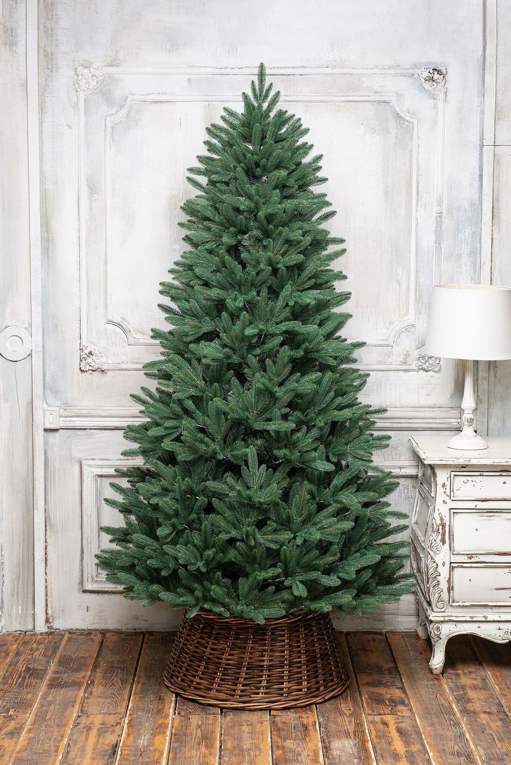 Ель голубая «Французская» (Литая+пвх) 240 см / 2.4 м