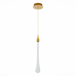 SL6103.203.01 Подвес ST-Luce Золотистый/Прозрачный LED 1*3W 4000K