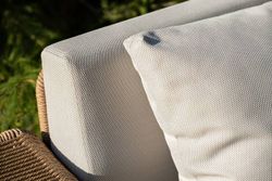 "Мальдивы" трансформирующаяся лаунж-зона из искусственного ротанга, цвет соломенный