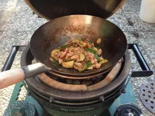 Керамический гриль Big Green Egg 2XL (самый большой) на модульной подставке, 73 см