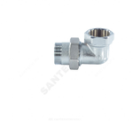 Соединитель латунь хром американка Ду 20 (3/4") угловой ВР/НР R19 Giacomini R19X004