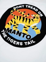 Футболка MANTO TIGER`S TAIL белая