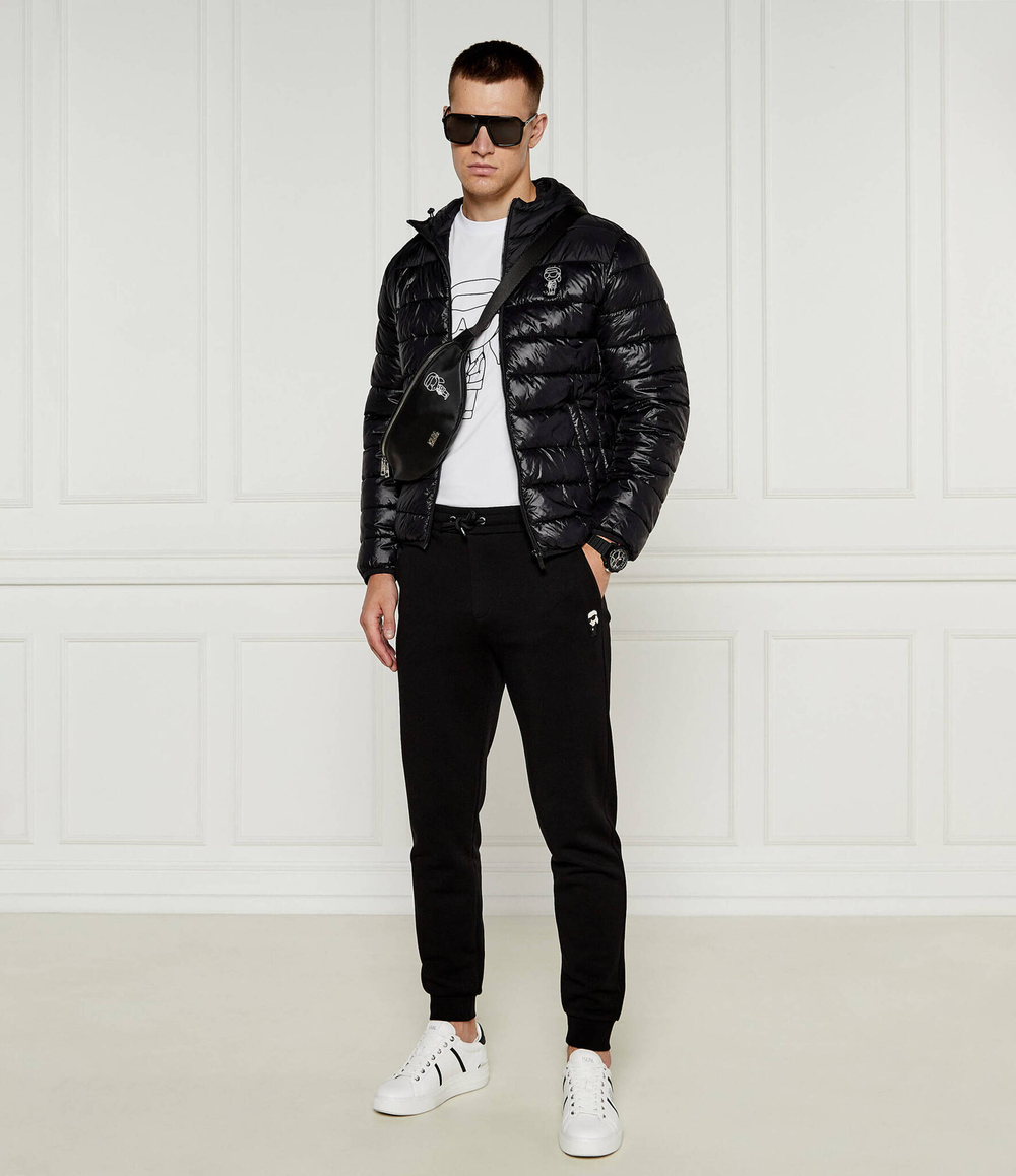 Кожаные кроссовки Karl Lagerfeld - белый(KL51426)