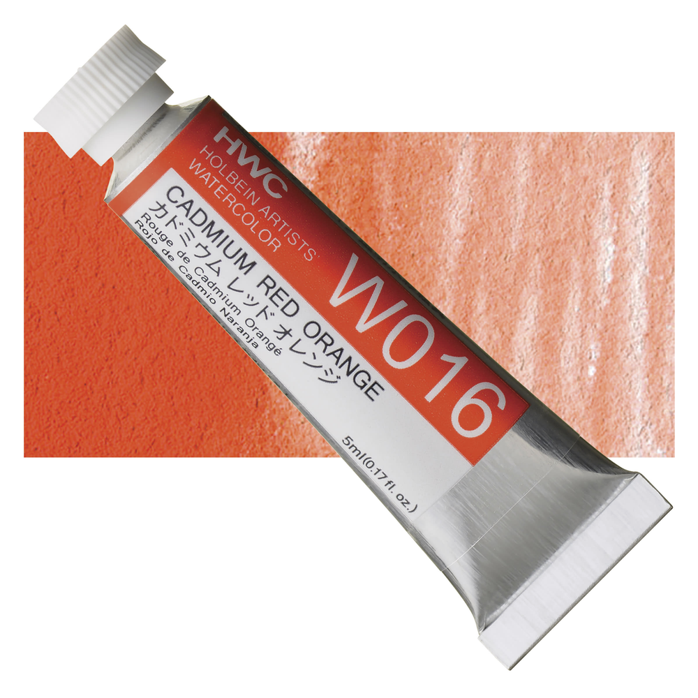 Акварель Holbein 5 мл. 016 [E] Cadmium Red Orange