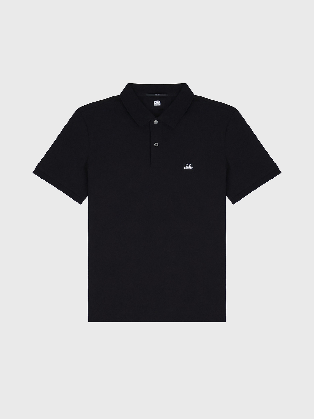 Поло C.Р. Company Stretch Piquet Slim Black