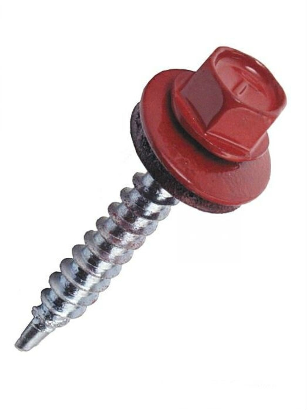 Саморез кровельный мет-дер, вишня 4,8*50 RAL 3005 (150шт/уп)