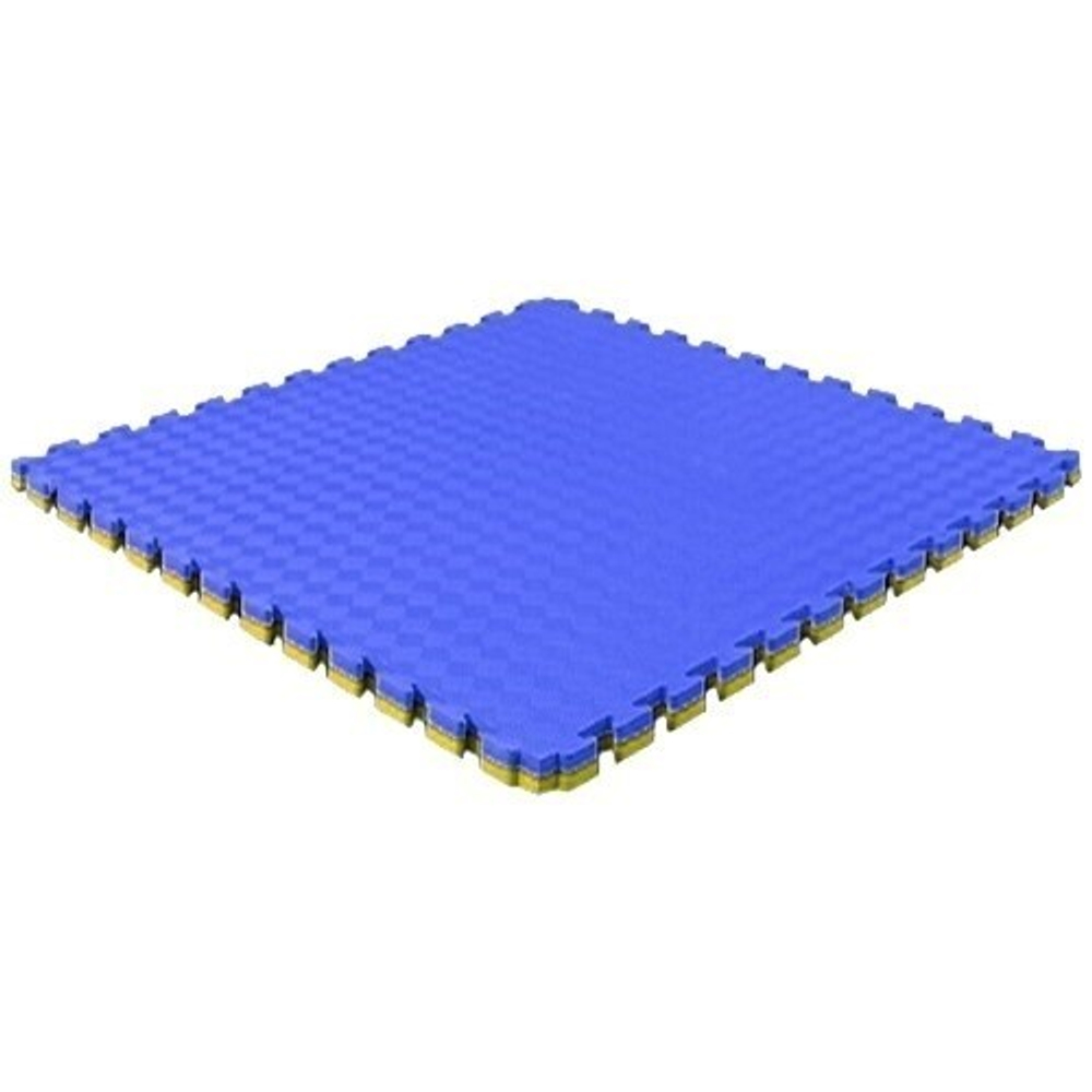 Будо-мат (татами) BABYPUZZ (1 плита 100x100x2,5см, 1кв.м./уп) Сине-желтый до 10 шт.