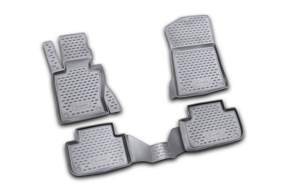 Коврики Standard, в салон BMW X3 (E83), 2003-2006, 2006-2010, 4 шт. (полиуретан, чёрные) Element.NLC.05.16.210
