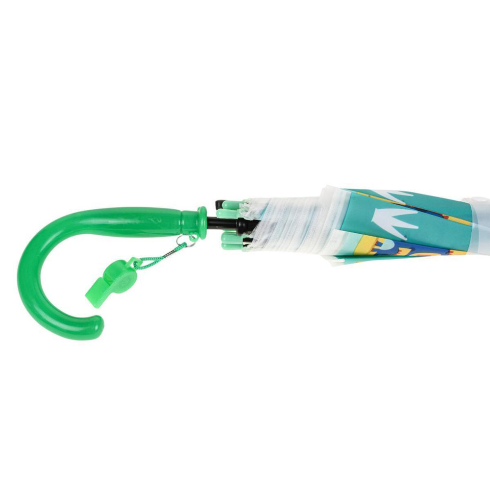 Зонт Динозаврики голубой, д-50 см, длина 62 см, с-30187