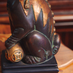 Пара настольных ламп с фигурами собак ФО (китайских львов-хранителей)